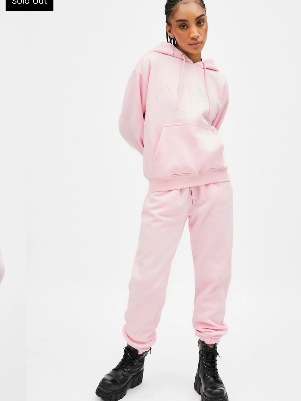 Pink Hidden Cult Explicit Hoodie & Sweats Set